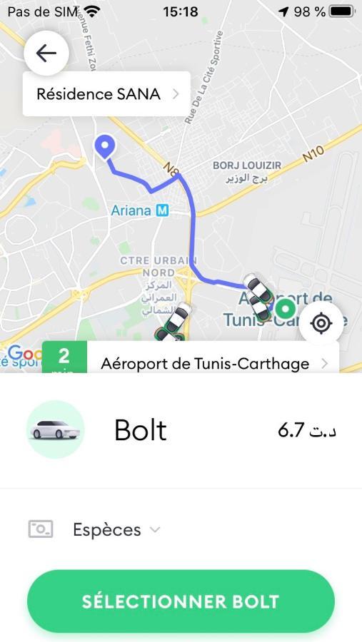 Apartment Tunis 1 Near Airport Ariana Exteriör bild
